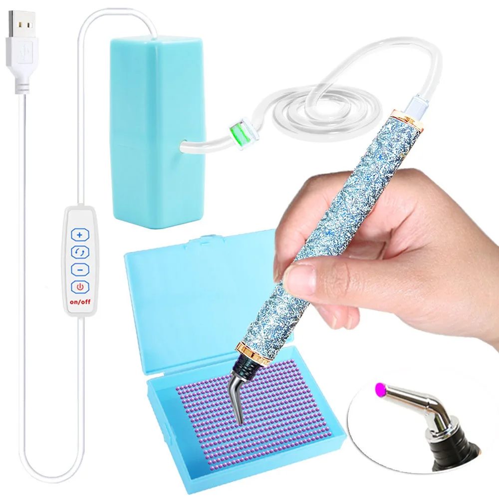 Electric Diamond Suction Tool USB Powered Diamond Painting Suction Device Portable Vacuum Diamond Painting Pen Kit for Art Craft
Electric Diamond Suction Tool USB Powered Diamond Painting Suction Device Portable Vacuum Diamond Painting Pen Kit for Art Craft