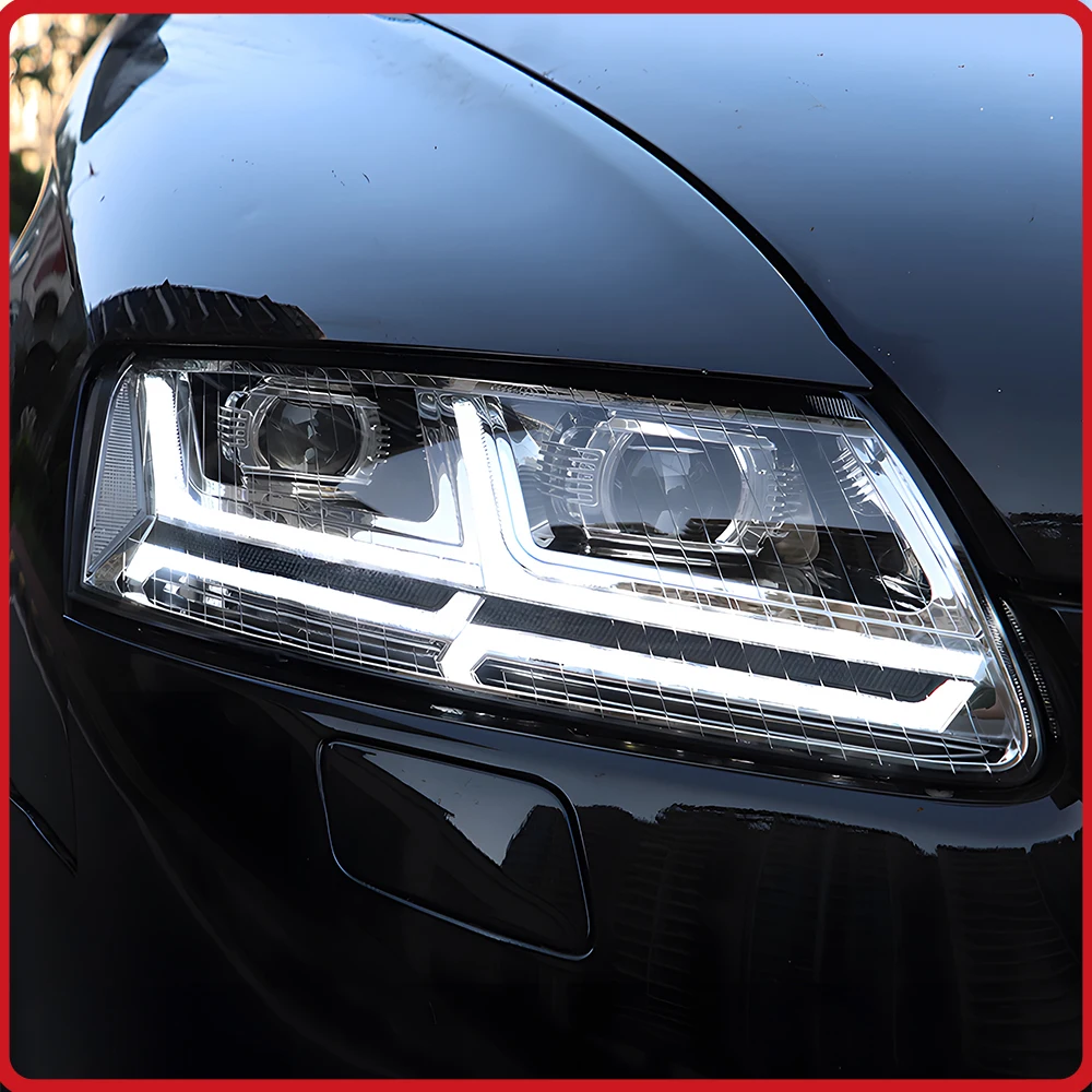 For Audi A6 C6 2005-2011 Headlights Assembly Upgrade LED Accessories,To Q7 Style,LED,Streamer Turn Signal,Startup Effect
For Audi A6 C6 2005-2011 Headlights Assembly Upgrade LED Accessories,To Q7 Style,LED,Streamer Turn Signal,Startup Effect