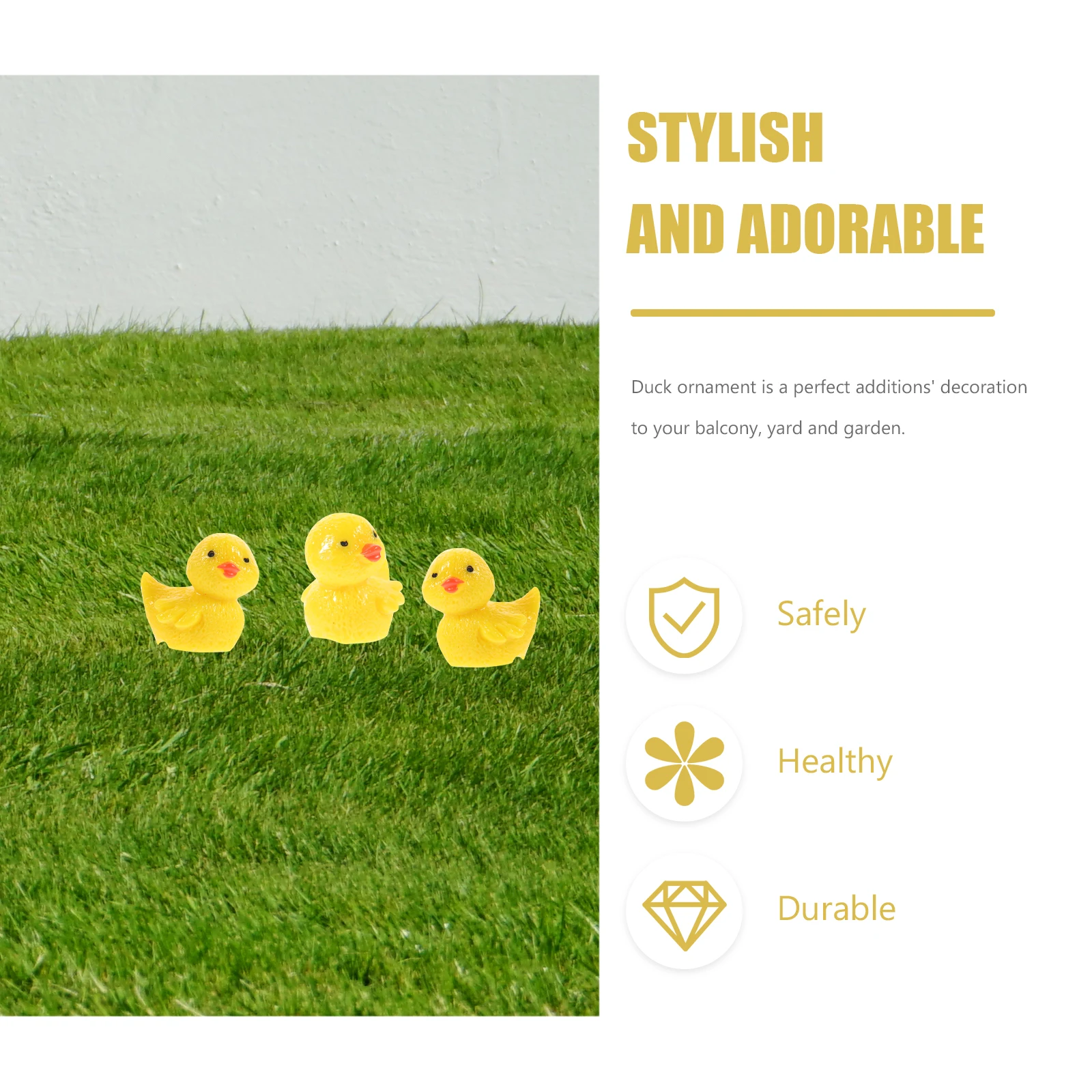 10 Pcs Succulent Ornament Tiny Duck Figurine Decoration Cute Figurines Miniature Ornaments Plant
10 Pcs Succulent Ornament Tiny Duck Figurine Decoration Cute Figurines Miniature Ornaments Plant