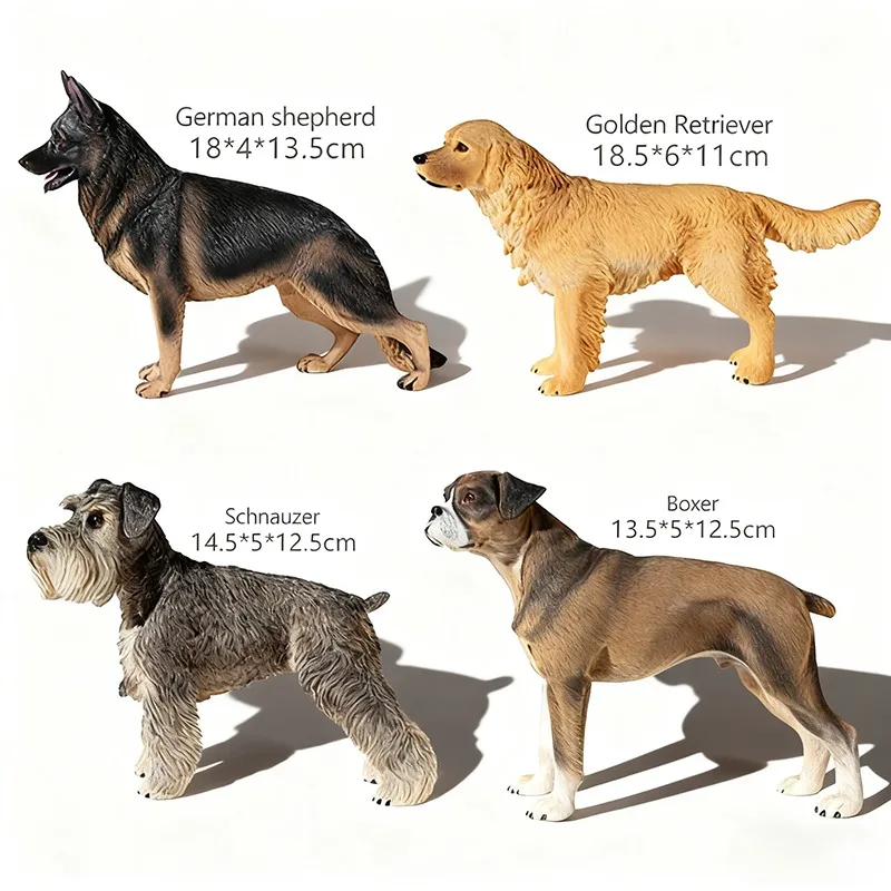 8-дюймовый окрашенный набор моделей домашней собаки, немецкая овчарка, золотистый ретривер, шнауцер, украшение для дома из ПВХ, украшение для рабочего стола
8-дюймовый окрашенный набор моделей домашней собаки, немецкая овчарка, золотистый ретривер, шнауцер, украшение для дома из ПВХ, украшение для рабочего стола