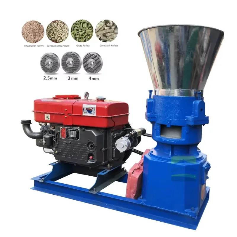 High-Productivity Diesel Engine Small Feed Pelletizer Machine Pellet Making Machine Feed Processing Machine
High-Productivity Diesel Engine Small Feed Pelletizer Machine Pellet Making Machine Feed Processing Machine