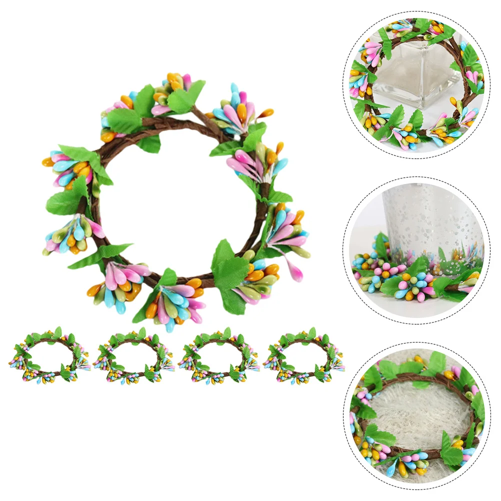 5 Pcs Easter Wreath Christmas Garland Festival Decor Outdoor Craft Paper Pendant for Creative Hanging
5 Pcs Easter Wreath Christmas Garland Festival Decor Outdoor Craft Paper Pendant for Creative Hanging