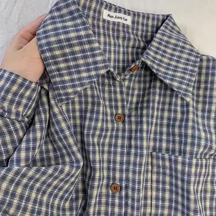 Новинка: Мужская классическая рубашка в клетку с длинным рукавом, свободного кроя, синяя, повседневная, осенняя верхняя одежда для молодежи
Новинка: Мужская классическая рубашка в клетку с длинным рукавом, свободного кроя, синяя, повседневная, осенняя верхняя одежда для молодежи