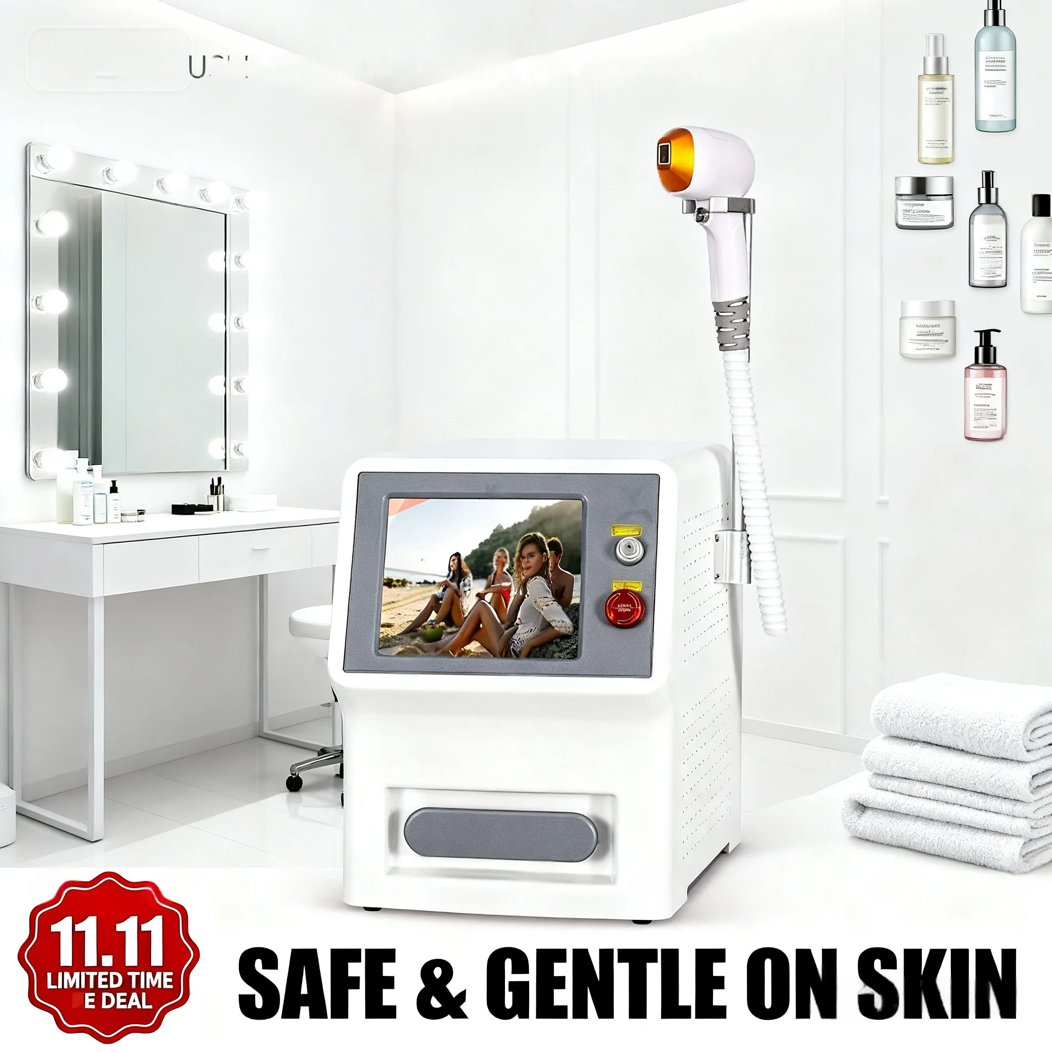 Facial And Body-Compatible Hair Removal Solution Hair Removal Laser Device 4 Wave 755nm/808nm/940nm/1064nm Wavelengths 003
Facial And Body-Compatible Hair Removal Solution Hair Removal Laser Device 4 Wave 755nm/808nm/940nm/1064nm Wavelengths 003