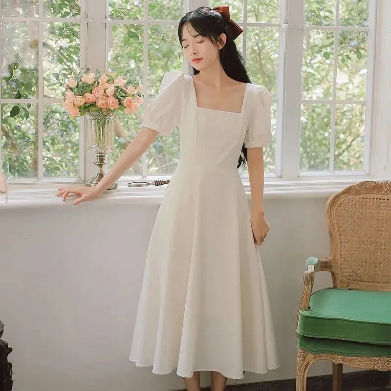 2024 Summer New Women's Dress Loose Commuter Casual Retro Square Neck A-line Skirt
2024 Summer New Women's Dress Loose Commuter Casual Retro Square Neck A-line Skirt