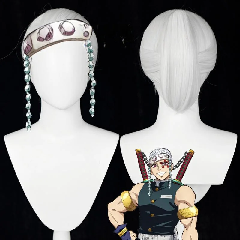 30cm Demon Slayers High Quality Uzui Tengen Cosplay Silver White Anime Uzui Tengen Cosplay Wig Heat Resistant Synthetic Party W
30cm Demon Slayers High Quality Uzui Tengen Cosplay Silver White Anime Uzui Tengen Cosplay Wig Heat Resistant Synthetic Party W