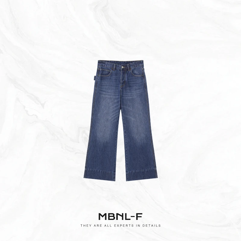 Классические широкие джинсы Classic Waed MBNLF, цвет индиго, 100% хлопок, с высокой талией, прямые, средней эластичности, женские.
Классические широкие джинсы Classic Waed MBNLF, цвет индиго, 100% хлопок, с высокой талией, прямые, средней эластичности, женские.