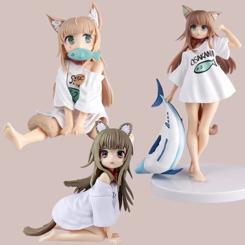 13cm Anime Character Kinako Cat Is A Cute Girl PVC Catgirl Action Doll with Interchangeable Face Accessories Doll Toys and Gifts
13cm Anime Character Kinako Cat Is A Cute Girl PVC Catgirl Action Doll with Interchangeable Face Accessories Doll Toys and Gifts