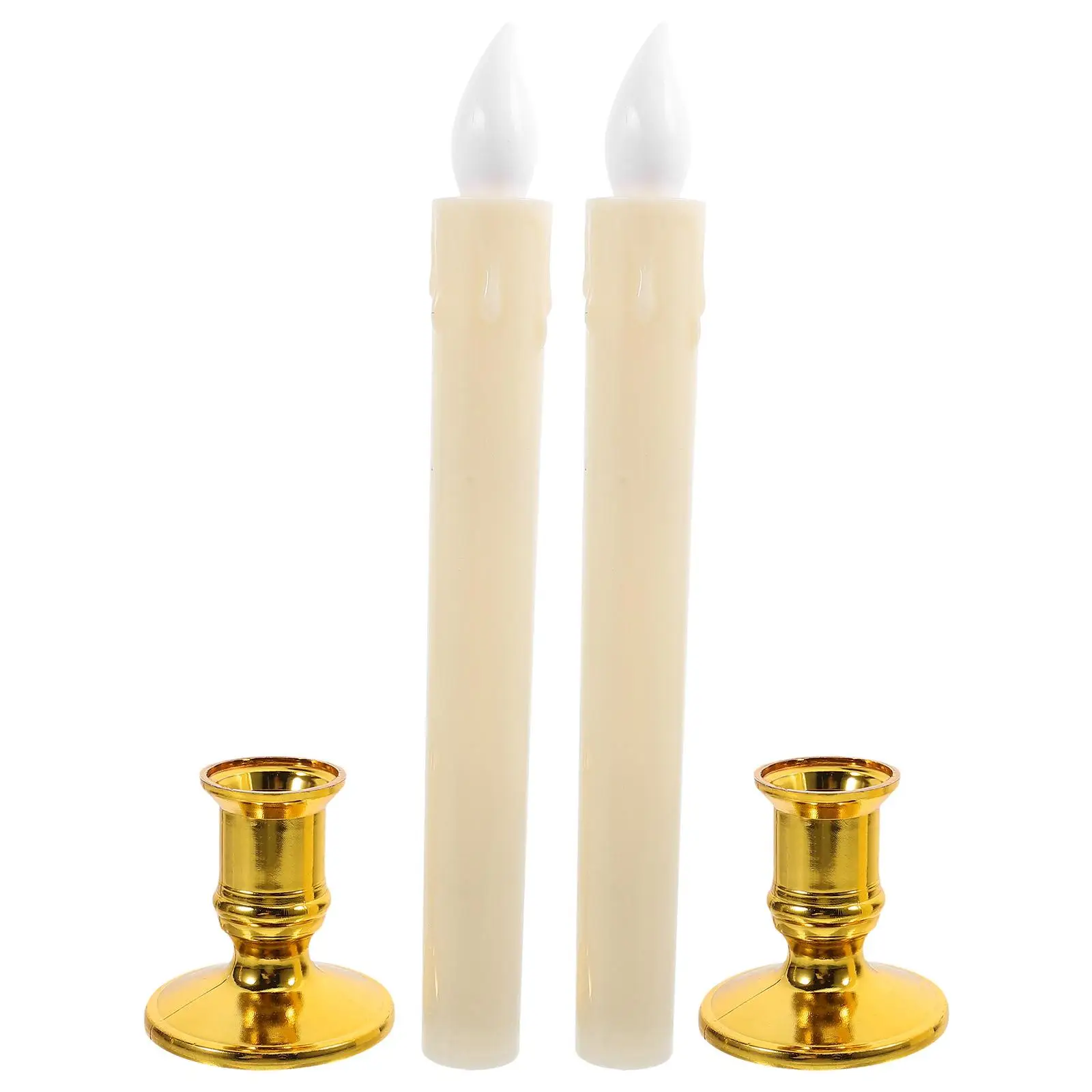 4 Pcs LED Flameless Taper C les Operated Reusable Decorative Lights Pillar Lamps for Party Festive Atmosphere Stylish
4 Pcs LED Flameless Taper C les Operated Reusable Decorative Lights Pillar Lamps for Party Festive Atmosphere Stylish