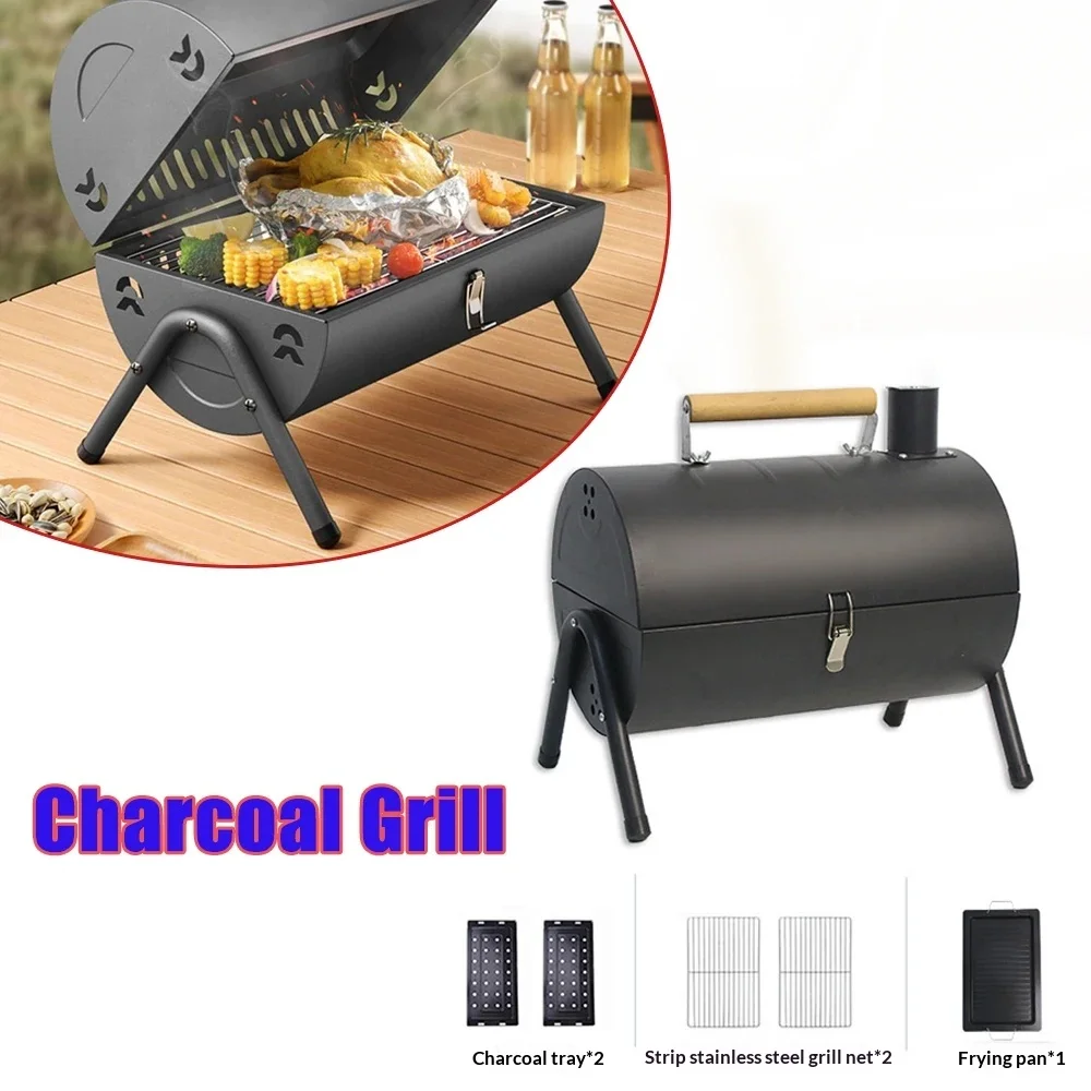 Smokeless Portable Barbecue Grill Dual Purpose Frying and Grilling Lightweight Camping Outdoor Home Stove Roaster Rack Hearth
Smokeless Portable Barbecue Grill Dual Purpose Frying and Grilling Lightweight Camping Outdoor Home Stove Roaster Rack Hearth