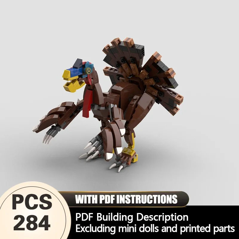 Creators Animal Series Model MOC Building Bricks Turkey Saurus Modular Technology Gifts Holiday Assemble Children Toys Suit
Creators Animal Series Model MOC Building Bricks Turkey Saurus Modular Technology Gifts Holiday Assemble Children Toys Suit