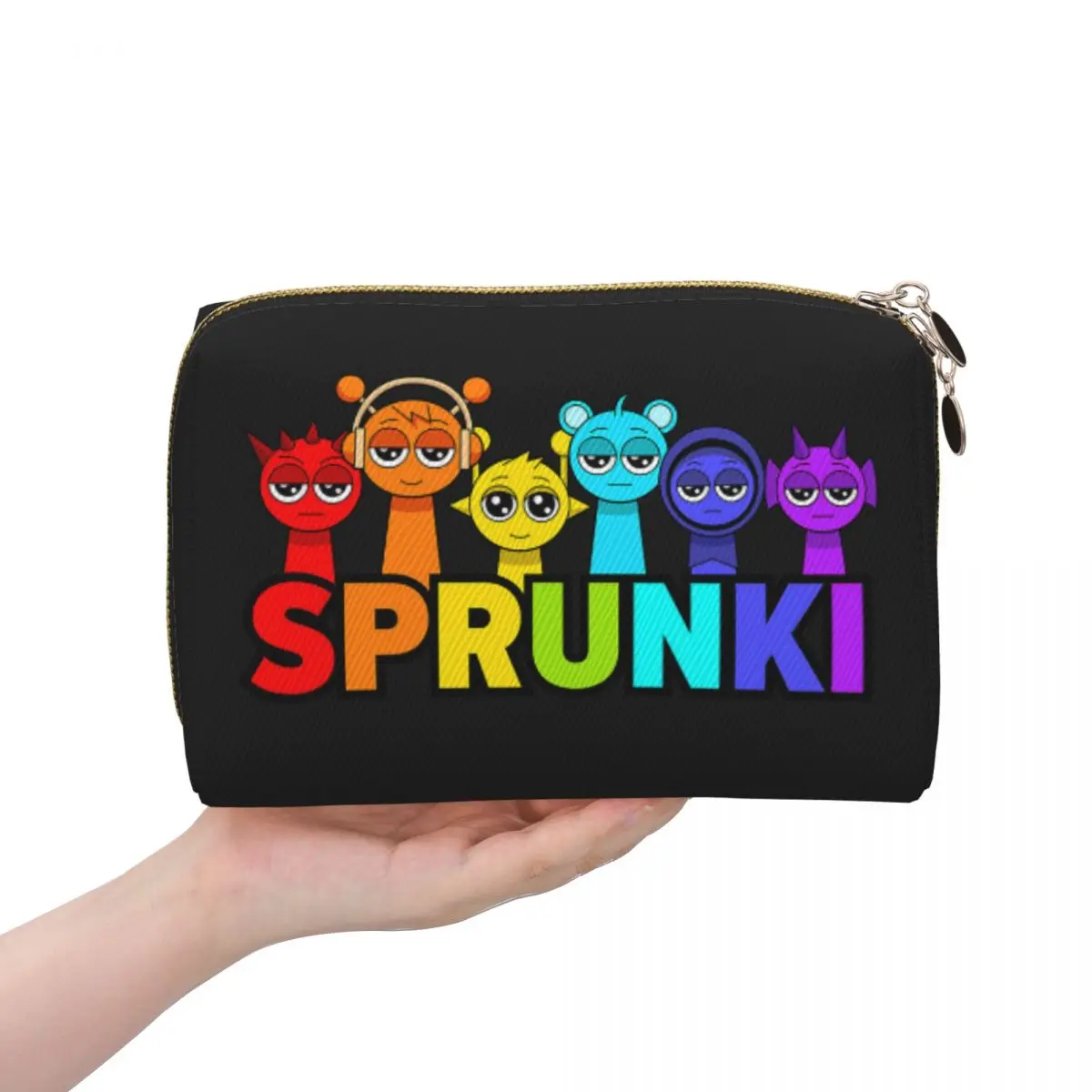 Sprunki Incredibox Game женские косметички дорожный органайзер для макияжа сумка для хранения туалетных принадлежностей Dopp Kit Box
Sprunki Incredibox Game женские косметички дорожный органайзер для макияжа сумка для хранения туалетных принадлежностей Dopp Kit Box