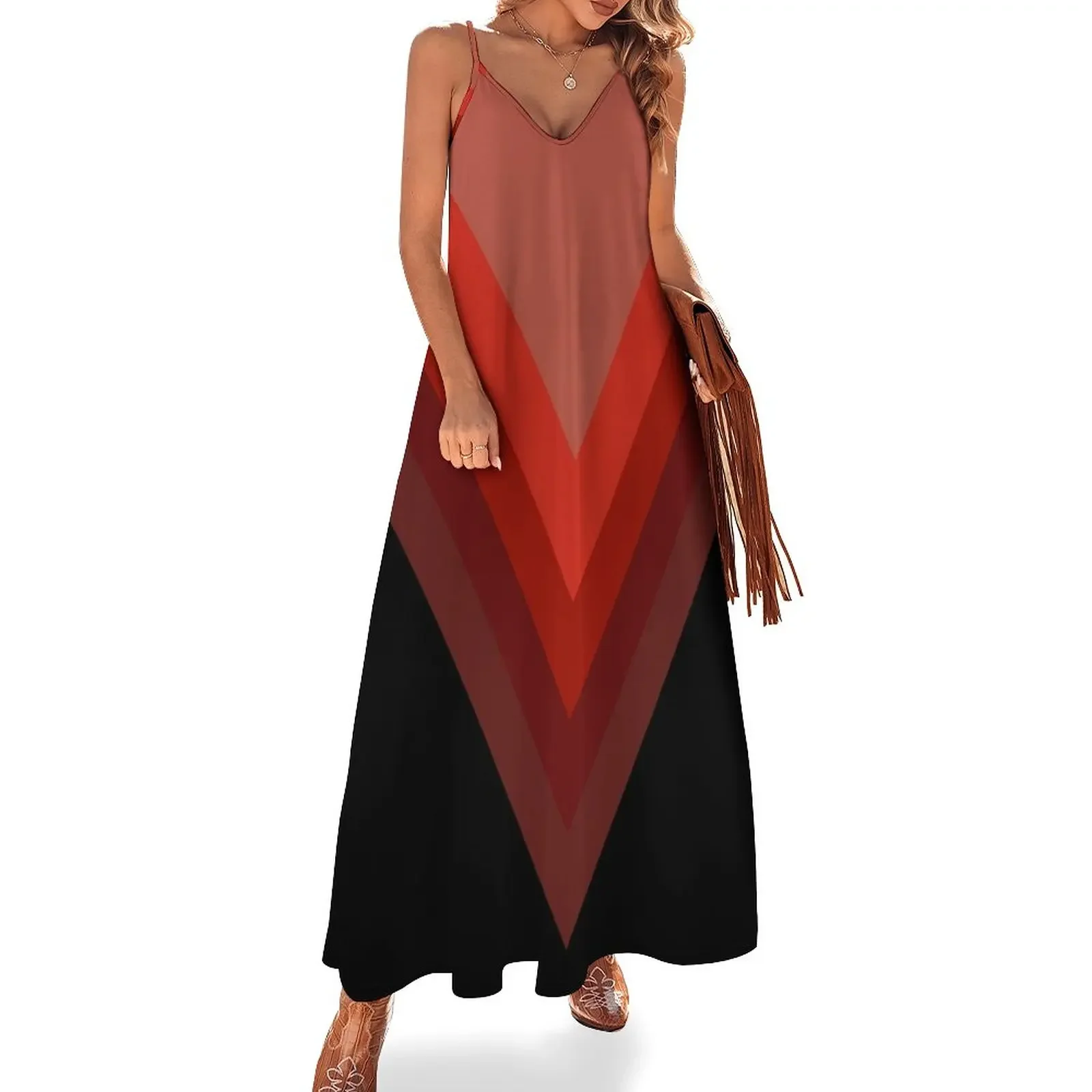 Shades Of Red Triangles Arrow Sleeveless Dress Womens dresses womans clothing Dress
Shades Of Red Triangles Arrow Sleeveless Dress Womens dresses womans clothing Dress