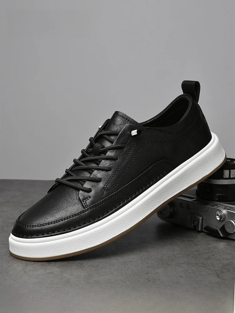 Paul Men's Genuine Leather Cowhide Breathable Casual oes Lightweight Anti-Odor Fce Lined Slip-On round Toe Rubber Outsole
Paul Men's Genuine Leather Cowhide Breathable Casual oes Lightweight Anti-Odor Fce Lined Slip-On round Toe Rubber Outsole