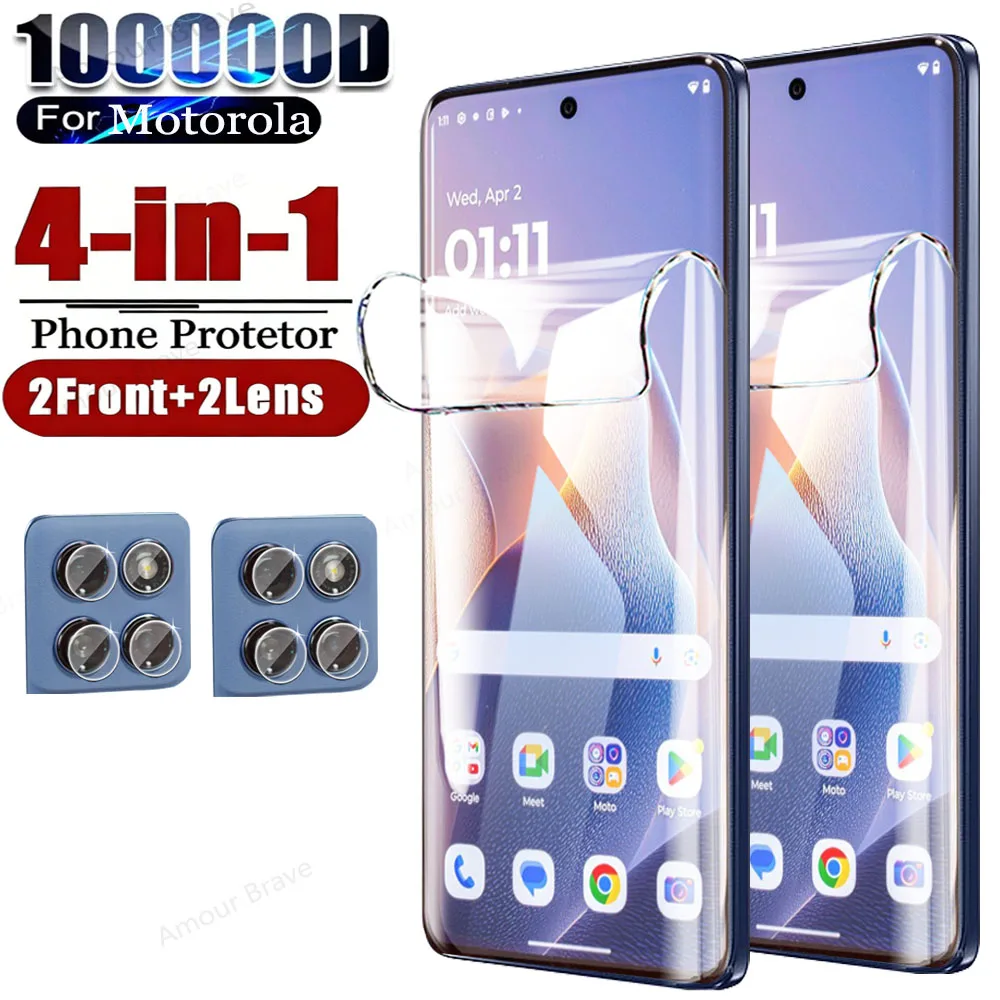 4IN1 For Motorola Moto Edge 60 Fusion Hydrogel Film For Motorola Edge 40 30 20 Pro Neo Screen Lens Protector Edge 50 Fusion Film
4IN1 For Motorola Moto Edge 60 Fusion Hydrogel Film For Motorola Edge 40 30 20 Pro Neo Screen Lens Protector Edge 50 Fusion Film