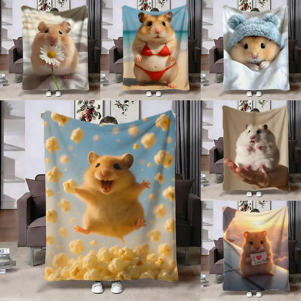 Двусторонний уютный фланелевый плед с рисунком хомяка, легкий, приятный для кожи, теплый, для дивана, кровати, офиса, путешествий, на все сезоны
Двусторонний уютный фланелевый плед с рисунком хомяка, легкий, приятный для кожи, теплый, для дивана, кровати, офиса, путешествий, на все сезоны