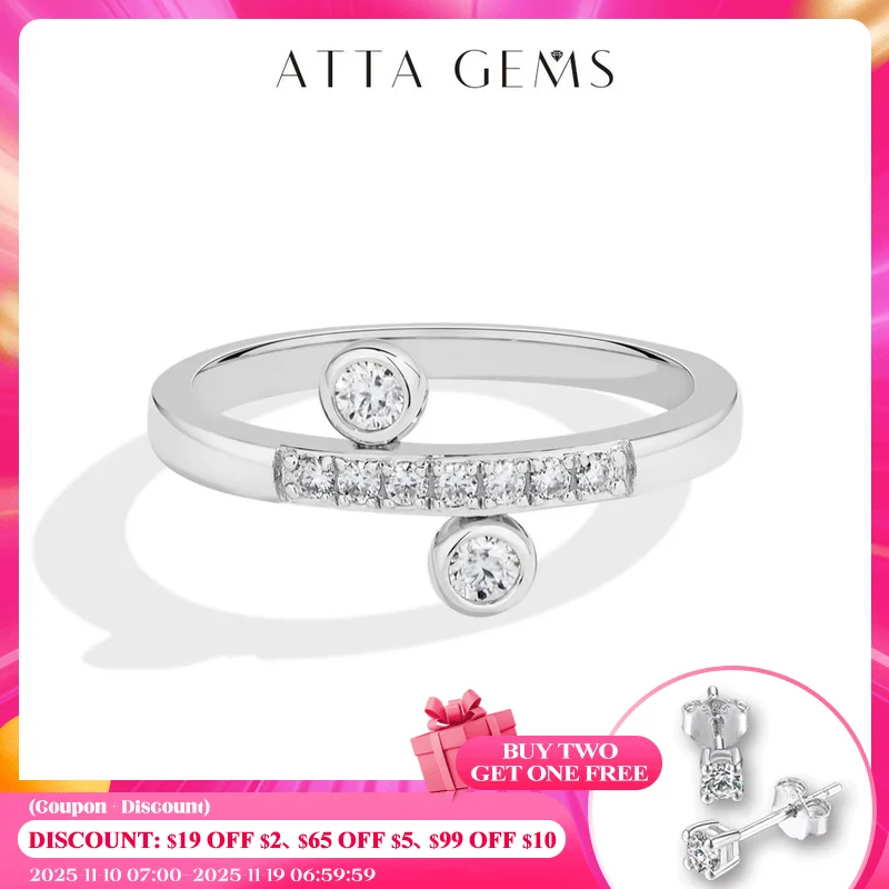 ATTAGEMS Light Luxury Moissanite Rings Round Cut DVVS1 925 Sterling Silver Original Design Engagement Band forWomen Fine Jewelry
ATTAGEMS Light Luxury Moissanite Rings Round Cut DVVS1 925 Sterling Silver Original Design Engagement Band forWomen Fine Jewelry