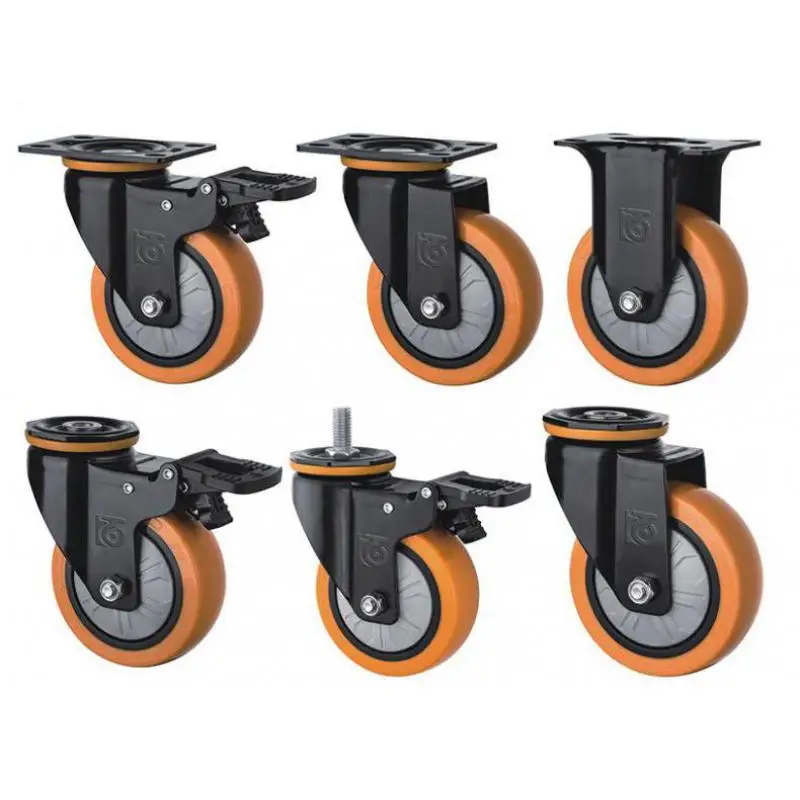 1pcs-3-inch Orange Polyurethane Wheel High-load Catering Equipment/factory Equipment Brake Wheel-optional Flat Plate/screw Rod
1pcs-3-inch Orange Polyurethane Wheel High-load Catering Equipment/factory Equipment Brake Wheel-optional Flat Plate/screw Rod