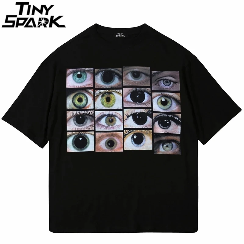 2024 Men Hip Hop Streetwear T Shirt Eyes World Graphic Harajuku T-Shirt Cotton Casual Tshirt Summer Short Sleeve Tops Tees Black
2024 Men Hip Hop Streetwear T Shirt Eyes World Graphic Harajuku T-Shirt Cotton Casual Tshirt Summer Short Sleeve Tops Tees Black
