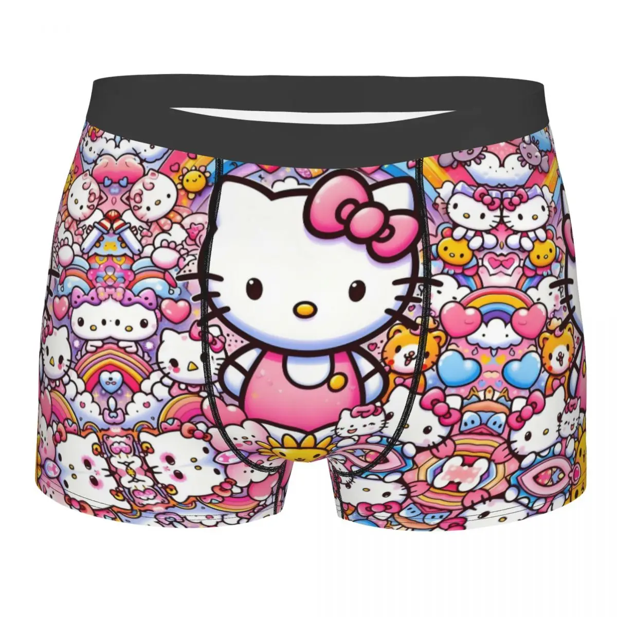 Пользовательские мультфильм Hello Kitty Kawaii боксеры шорты мужские японские аниме трусы нижнее белье новинка трусы
Пользовательские мультфильм Hello Kitty Kawaii боксеры шорты мужские японские аниме трусы нижнее белье новинка трусы