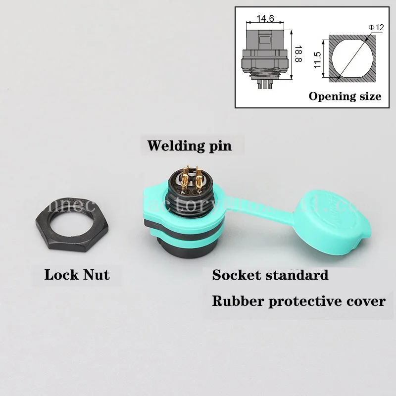 K12 M12 Waterproof IP68 Aviation Male Plug Female Socket 2-3-4 core 5-6-7-8 pin Power Rear Nut Fixation Quick Connector 3A 5A
K12 M12 Waterproof IP68 Aviation Male Plug Female Socket 2-3-4 core 5-6-7-8 pin Power Rear Nut Fixation Quick Connector 3A 5A