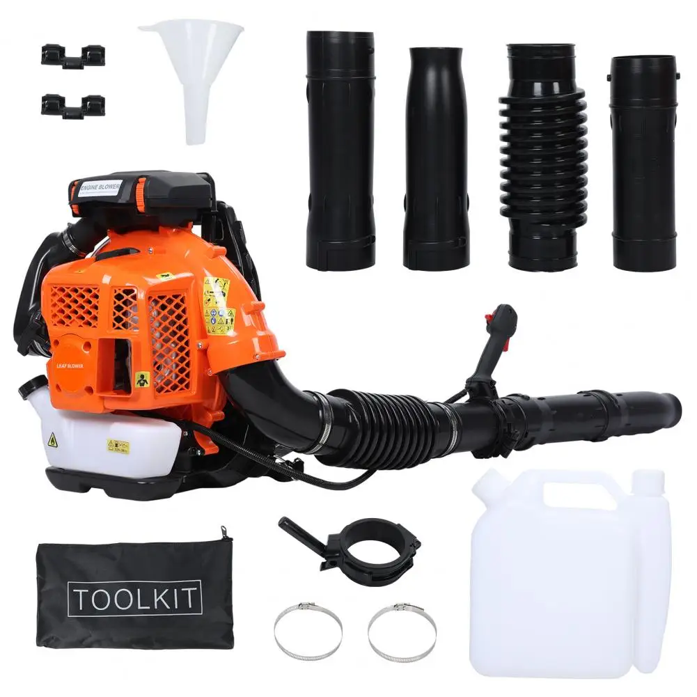 4-Stroke Backpack Leaf Blower, 80CC 750CFM Engine Gas Leaf Blower,High Strength Gas PoweredSnow Blower Powerful Engine, Orange
4-Stroke Backpack Leaf Blower, 80CC 750CFM Engine Gas Leaf Blower,High Strength Gas PoweredSnow Blower Powerful Engine, Orange