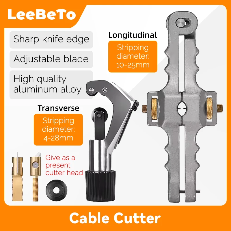 Longitudinal Opening Knife Longitudinal Sheath Cable Slitter Fiber Optical Cable Stripper SI-01 and 4mm-28mm Cable Stripper
Longitudinal Opening Knife Longitudinal Sheath Cable Slitter Fiber Optical Cable Stripper SI-01 and 4mm-28mm Cable Stripper