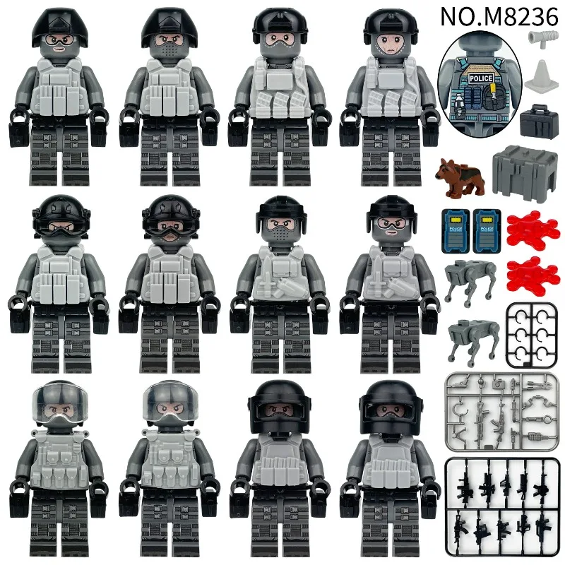 Dutchman Rapid Response Force M8236 Cross-border Wholesale Children Assembled Small Pellets Building blocks Toy Weapons
Dutchman Rapid Response Force M8236 Cross-border Wholesale Children Assembled Small Pellets Building blocks Toy Weapons