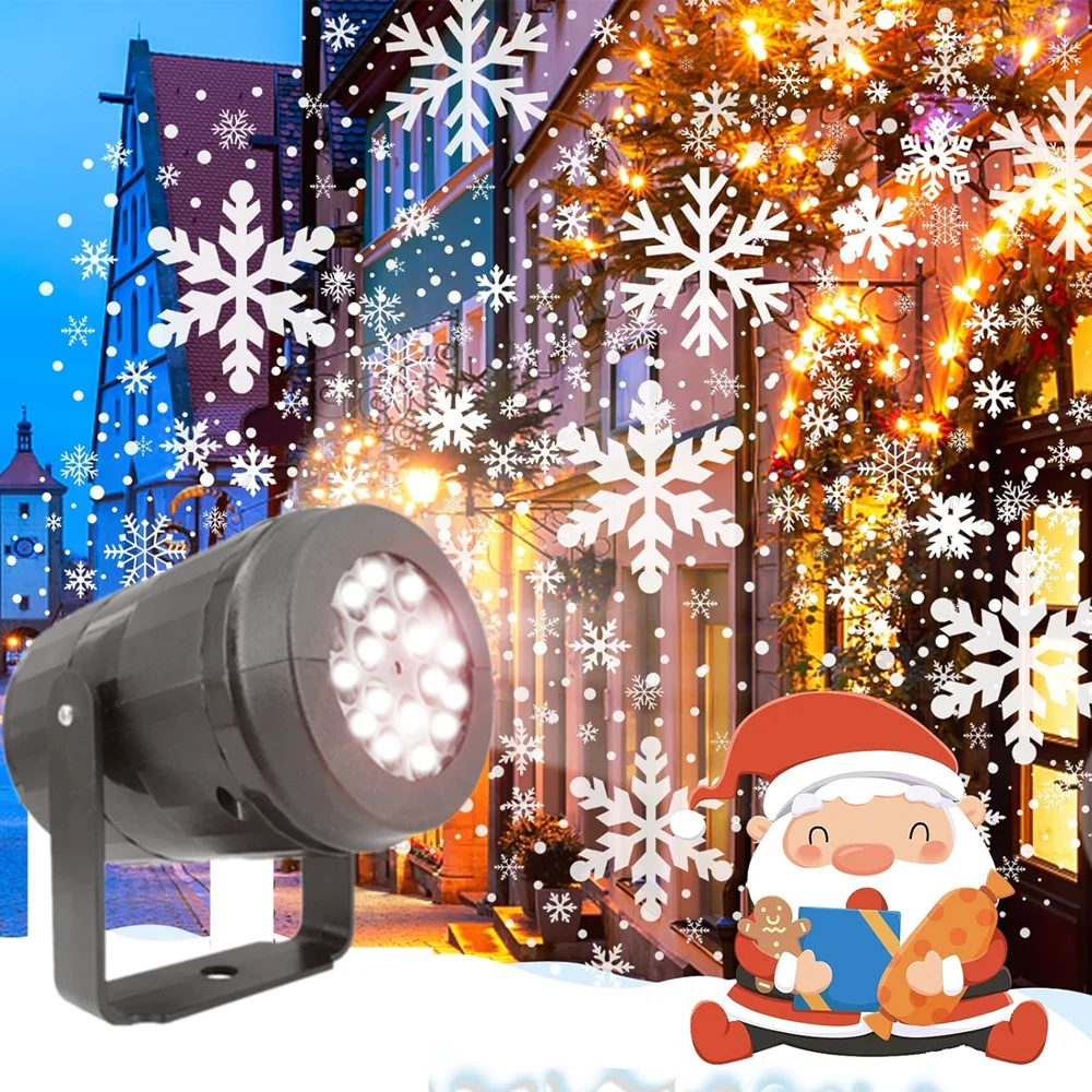 Snowflake Projector Lights Christmas Snowflake Projector Party Garden Decoration Lights LED Stage Holiday Decoration
Snowflake Projector Lights Christmas Snowflake Projector Party Garden Decoration Lights LED Stage Holiday Decoration
