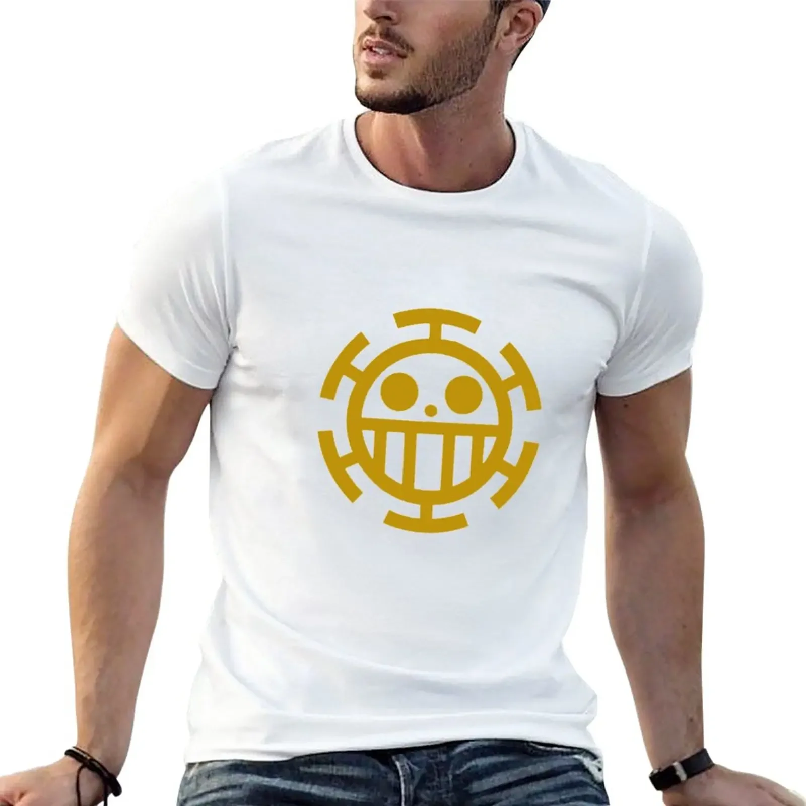 New Trafalgar Law Jolly Roger T-Shirt aesthetic clothes Anime mens graphic t-shirts heavyweight Round Neck New Arrival Summer
New Trafalgar Law Jolly Roger T-Shirt aesthetic clothes Anime mens graphic t-shirts heavyweight Round Neck New Arrival Summer