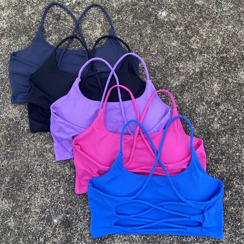 Sports Bra Women Gym Top Cross Straps Yoga Crop Top Vest High Support Fitness Bralette Plus Size Tight Underwear With Chest Pad
Sports Bra Women Gym Top Cross Straps Yoga Crop Top Vest High Support Fitness Bralette Plus Size Tight Underwear With Chest Pad