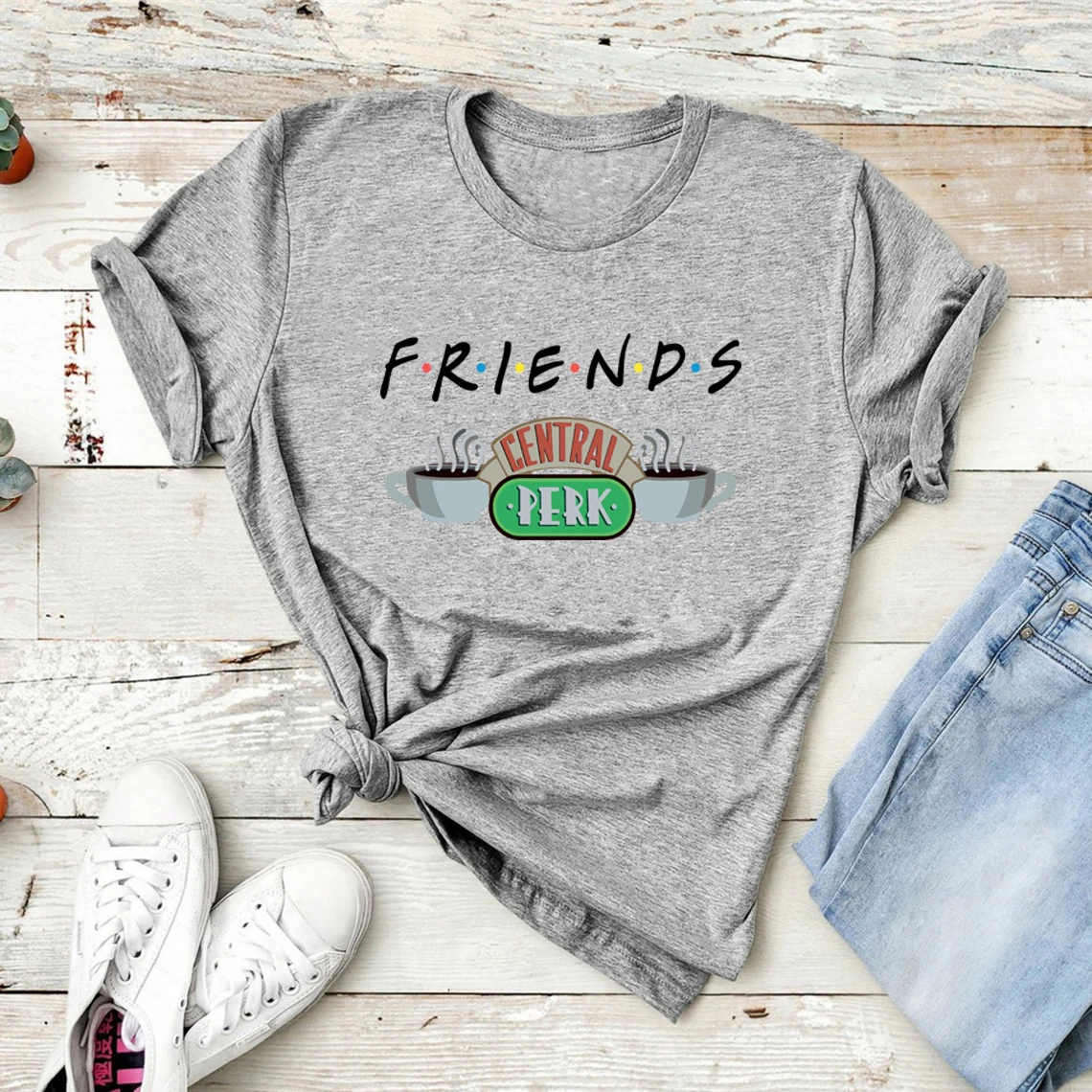 Central Perk T-shirt Friends Shirt Friends Tv Show T Shirts Gift for Friend Unisex Cute Harajuku Graphic Tee Women Summer Tops
Central Perk T-shirt Friends Shirt Friends Tv Show T Shirts Gift for Friend Unisex Cute Harajuku Graphic Tee Women Summer Tops