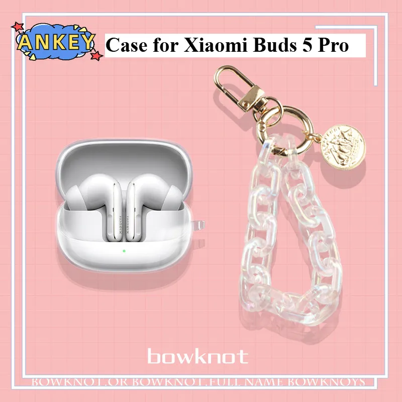 Чехол для Xiaomi Buds 5 Pro, защитный прозрачный чехол из ТПУ, жемчужный чехол для наушников Bluetooth, портативный чехол для наушников
Чехол для Xiaomi Buds 5 Pro, защитный прозрачный чехол из ТПУ, жемчужный чехол для наушников Bluetooth, портативный чехол для наушников