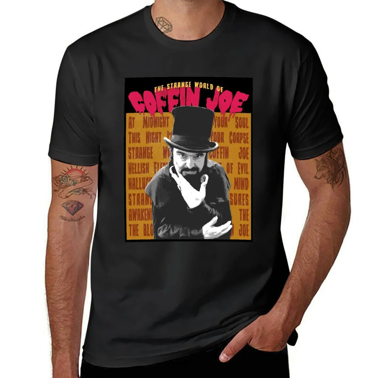The Strange World of Coffin Joe T-Shirt plus size tops aesthetic clothes Aesthetic clothing sweat shirts, men
The Strange World of Coffin Joe T-Shirt plus size tops aesthetic clothes Aesthetic clothing sweat shirts, men