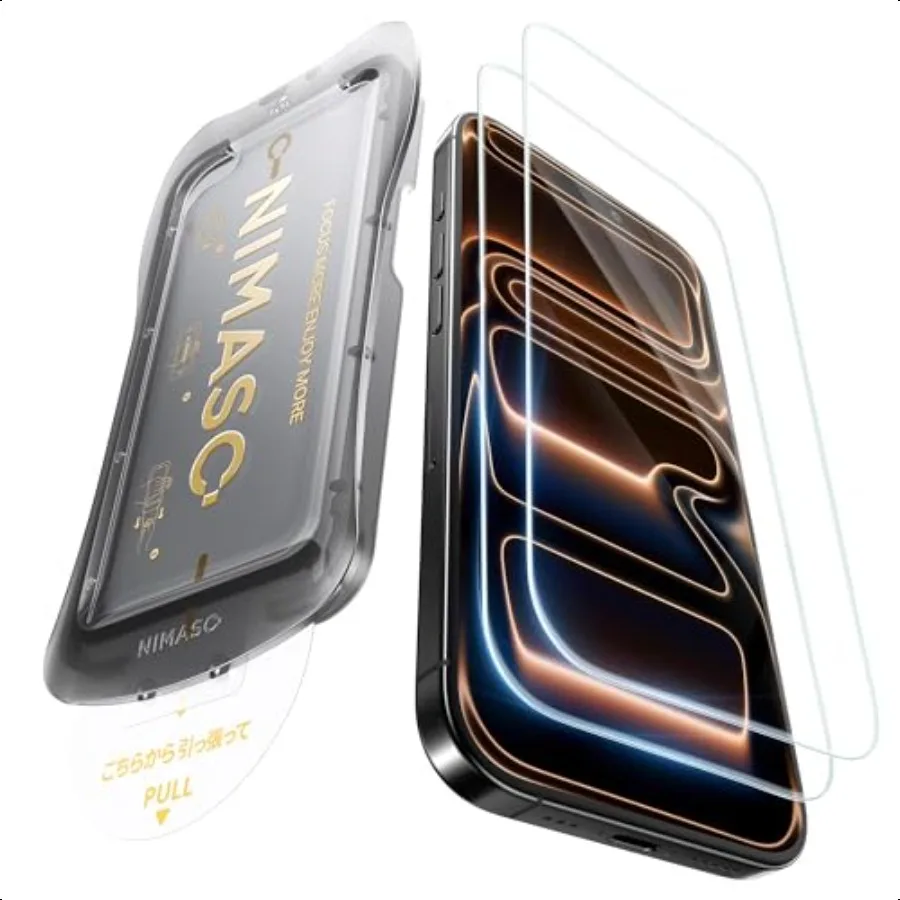 NIMASO для iPhone 17 Pro Max Защитная пленка для экрана 6,9 дюйма, мгновенная установка, 9H Hardn HD, прозрачное закаленное стекло в стиле милитари G
NIMASO для iPhone 17 Pro Max Защитная пленка для экрана 6,9 дюйма, мгновенная установка, 9H Hardn HD, прозрачное закаленное стекло в стиле милитари G