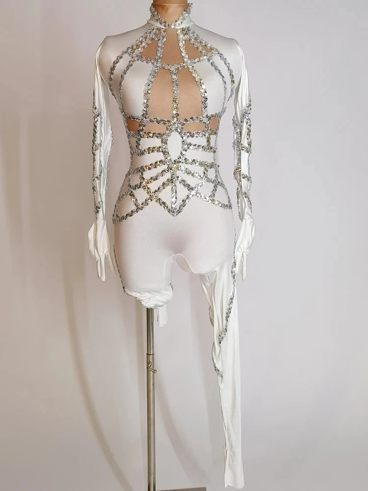 2023 New Arrival Sparkly Rhinestones Jumpsuits White Women Singer Bodysuit Christmas Celebrate Costume Stage Performance Party
2023 New Arrival Sparkly Rhinestones Jumpsuits White Women Singer Bodysuit Christmas Celebrate Costume Stage Performance Party