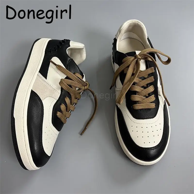 Donegirl 2023New Women Spring Autumn Round Head Flat Lacing Board Shoes Thick Bottom Casual Simple Versatile Sneaker Female Chic
Donegirl 2023New Women Spring Autumn Round Head Flat Lacing Board Shoes Thick Bottom Casual Simple Versatile Sneaker Female Chic