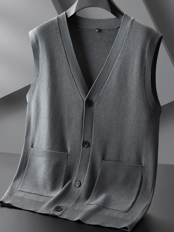 Loose Casual Knitted Vest Cardigan Sweater for Middle-Aged And ly Men Autumn Winter Svel Dad Sle Comfortable Bre...
Loose Casual Knitted Vest Cardigan Sweater for Middle-Aged And ly Men Autumn Winter Svel Dad Sle Comfortable Bre...