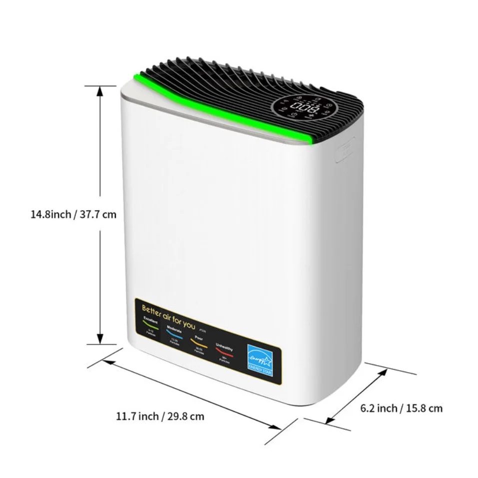 Wholesale Portable App-Controlled Air Purifier H13 HEPA Filter Plastic Air Cleaner for Large Rooms Improve Air Quality
Wholesale Portable App-Controlled Air Purifier H13 HEPA Filter Plastic Air Cleaner for Large Rooms Improve Air Quality