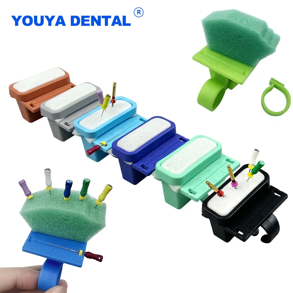 Dental Finger Ring Rulers Endo File Clean Stand Holder Endo Root Canal File Cleaning Foam Root Drills Block Dentistry Measuring
Dental Finger Ring Rulers Endo File Clean Stand Holder Endo Root Canal File Cleaning Foam Root Drills Block Dentistry Measuring