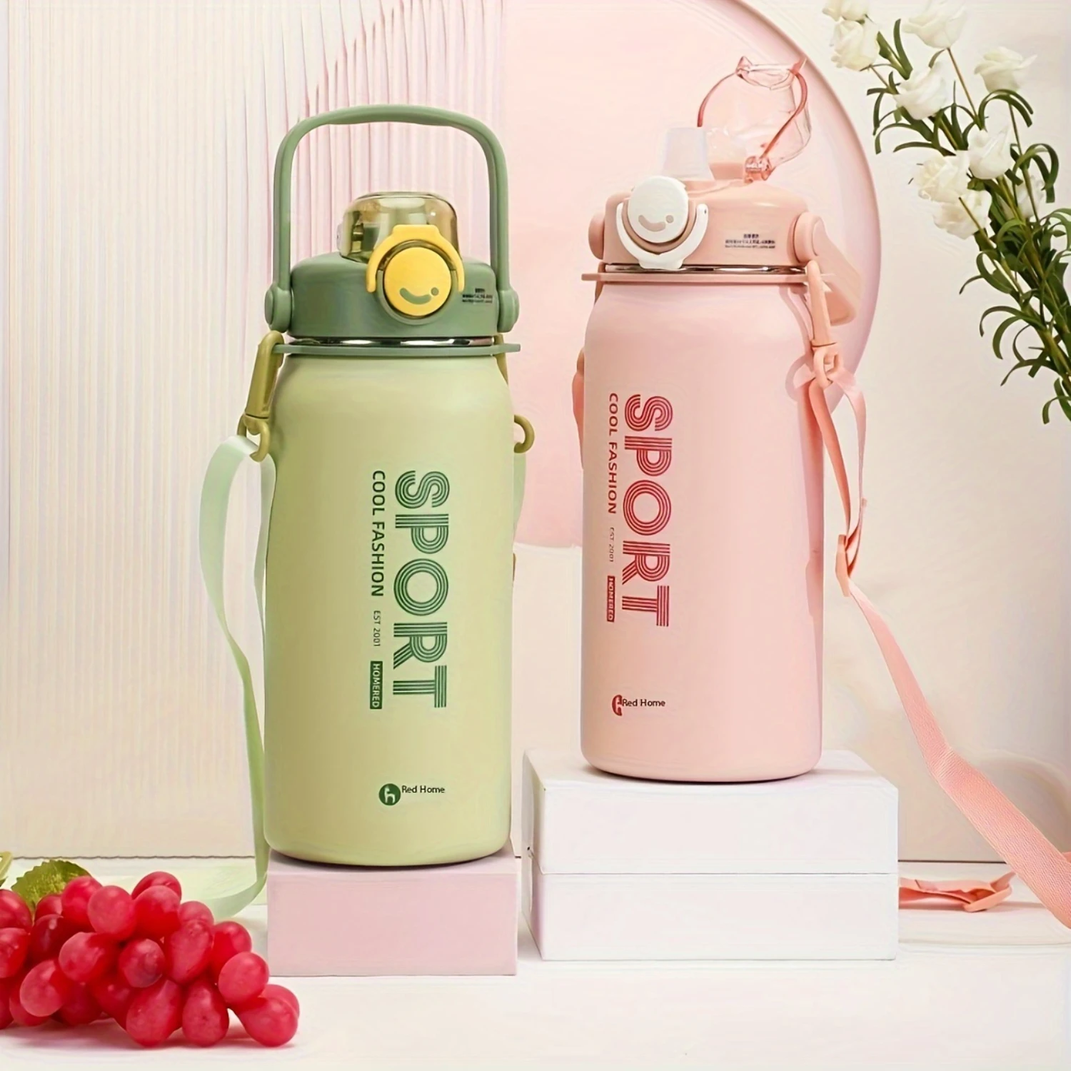 43.96oz Stainless Steel Vacuum Insulated Sports Water Bottle with Lid, Reusable Round Travel Mug, Hawaiian Theme, Hand Wash Only
43.96oz Stainless Steel Vacuum Insulated Sports Water Bottle with Lid, Reusable Round Travel Mug, Hawaiian Theme, Hand Wash Only