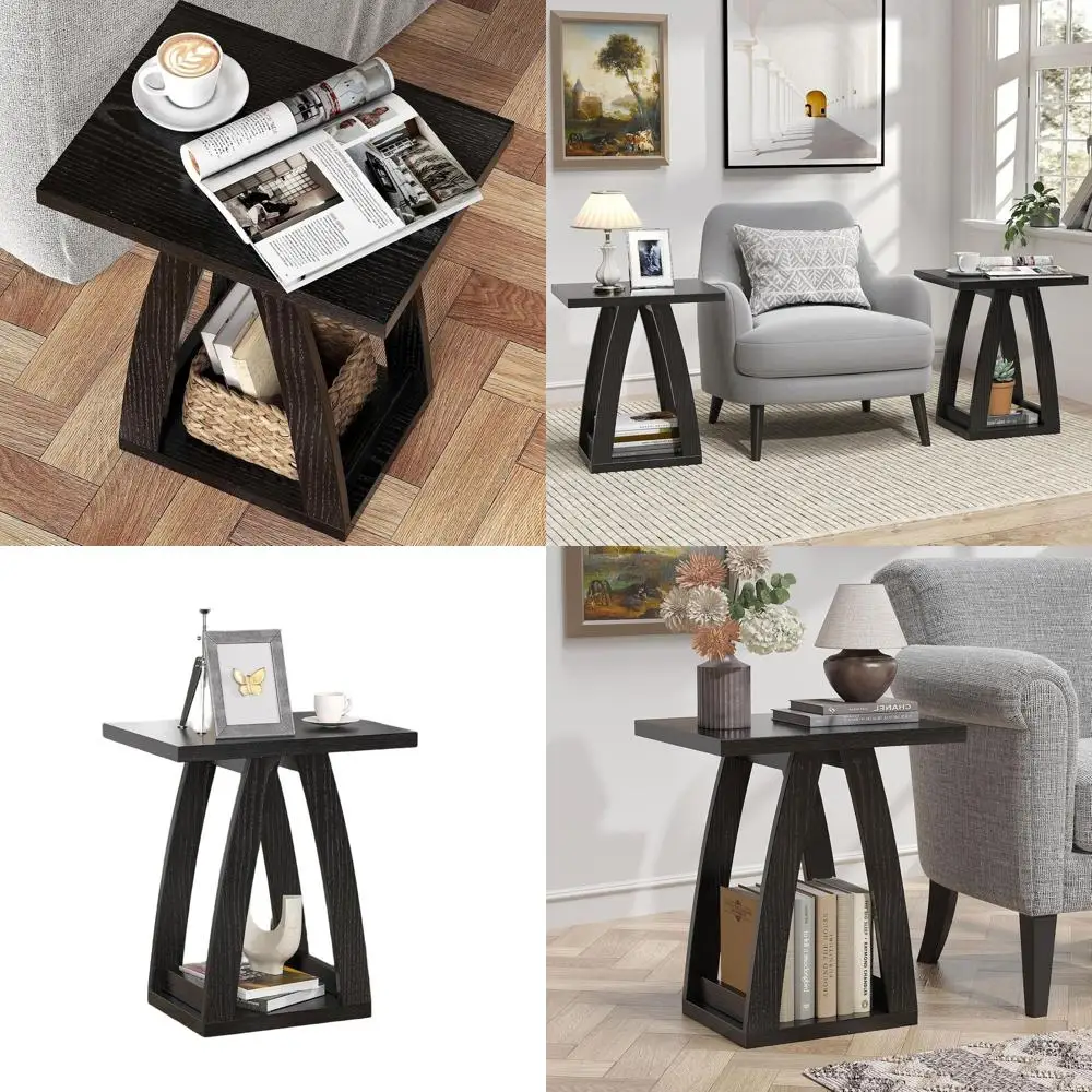 End Tables Living Room, Side Table Beside Sofa, Nightstand for Bedroom, Couch Side Table with Shelf, Modern End Table for Living
End Tables Living Room, Side Table Beside Sofa, Nightstand for Bedroom, Couch Side Table with Shelf, Modern End Table for Living