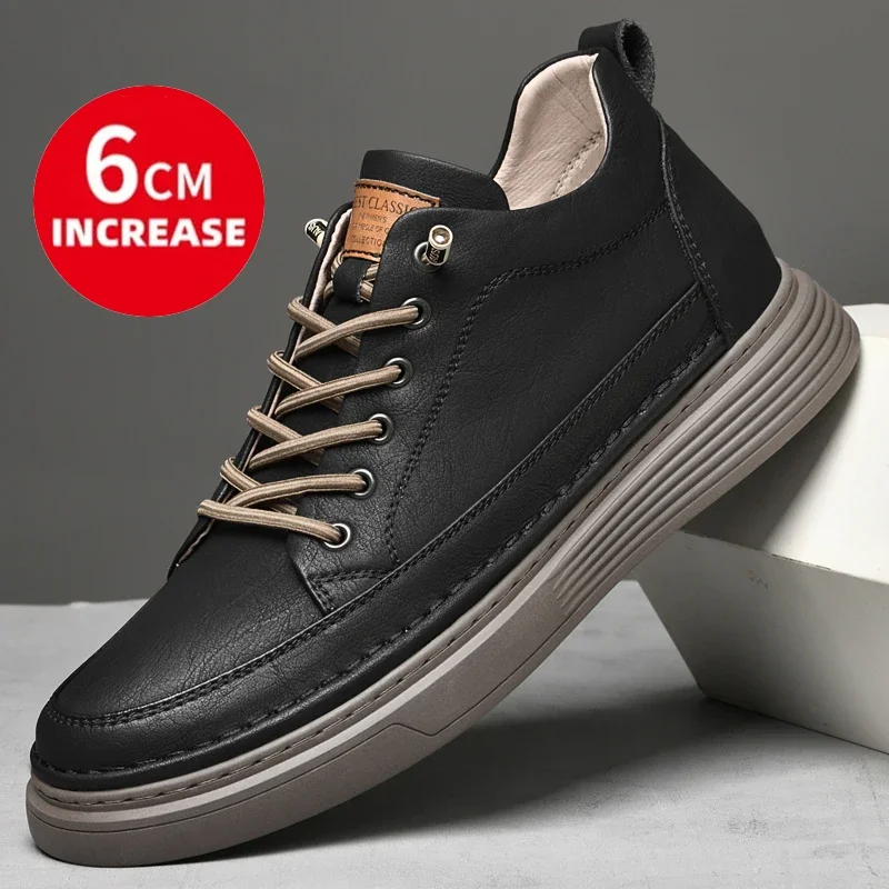 Increase 6cm Spring Men's Shoes designer Sports Shoes Men Inner Heightening Simple Sneakers Youth Comfortable Elevator Shoe Male
Increase 6cm Spring Men's Shoes designer Sports Shoes Men Inner Heightening Simple Sneakers Youth Comfortable Elevator Shoe Male
