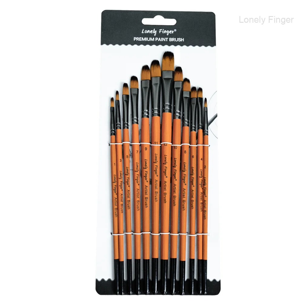 12 шт. набор кистей для художественной живописи Filbert кисть для акриловой акварельной гуаши для рисования лица, профессиональная мягкая синтетическая кисть
12 шт. набор кистей для художественной живописи Filbert кисть для акриловой акварельной гуаши для рисования лица, профессиональная мягкая синтетическая кисть