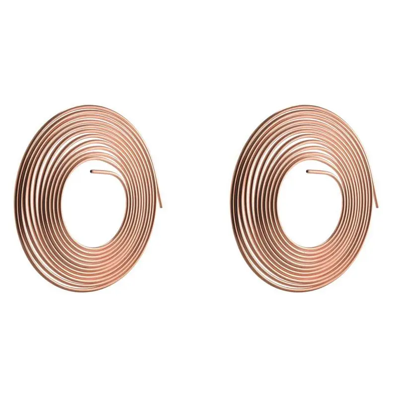 A60E-2Pcs 25FT 7.62M Tube Nuts Car Roll Tube Coil Of 1/4 Inch OD Copper Nickel Brake Pipe Hose Line Piping Tube Tubing
A60E-2Pcs 25FT 7.62M Tube Nuts Car Roll Tube Coil Of 1/4 Inch OD Copper Nickel Brake Pipe Hose Line Piping Tube Tubing