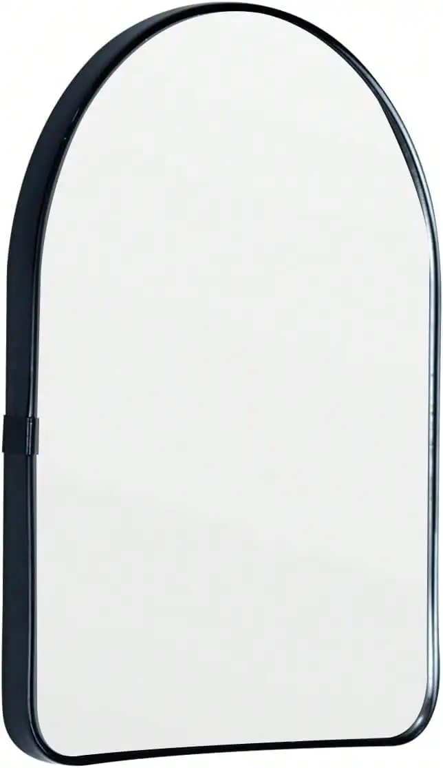 Arched Wall Mirror 7.9 X 11.8 Inches Plastic Frame Black For Bathroom Vanity
Arched Wall Mirror 7.9 X 11.8 Inches Plastic Frame Black For Bathroom Vanity