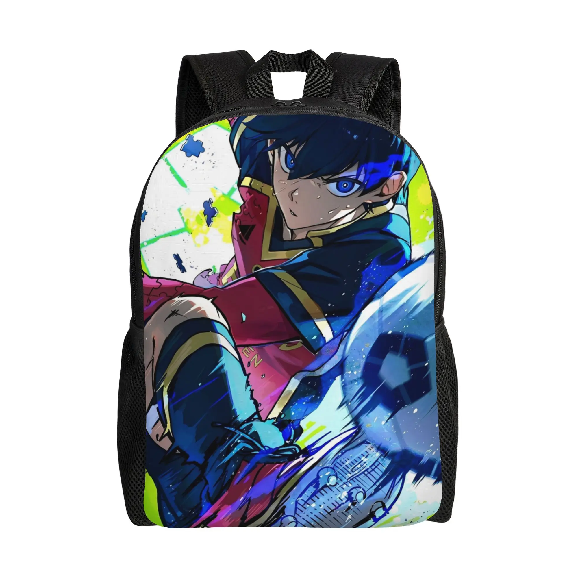 Soccer Anime Blue Locks Fashion Backpack with Pocket Student Hiking Travel Yoichi Isagi Football Daypack for Men Women Bags
Soccer Anime Blue Locks Fashion Backpack with Pocket Student Hiking Travel Yoichi Isagi Football Daypack for Men Women Bags