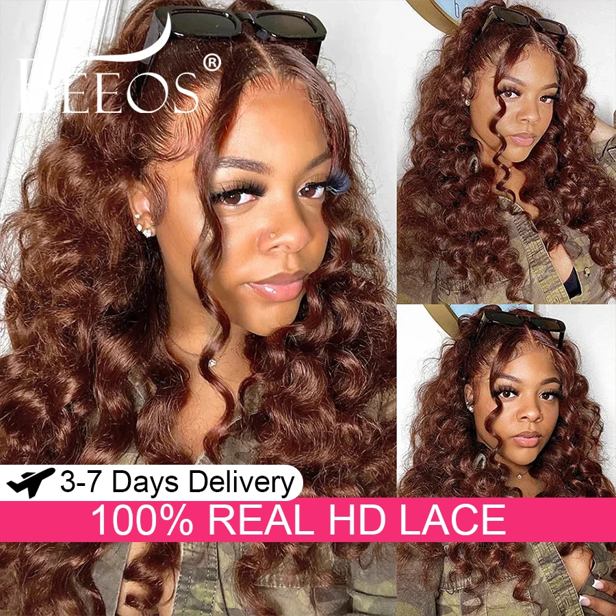 30in Ultra Fitted 13x6 HD Lace Frontal Human Hair Wigs Chocolate Loose Body Wave Wigs Colored Wigs Pre Plucked Remy Virgin Hair
30in Ultra Fitted 13x6 HD Lace Frontal Human Hair Wigs Chocolate Loose Body Wave Wigs Colored Wigs Pre Plucked Remy Virgin Hair