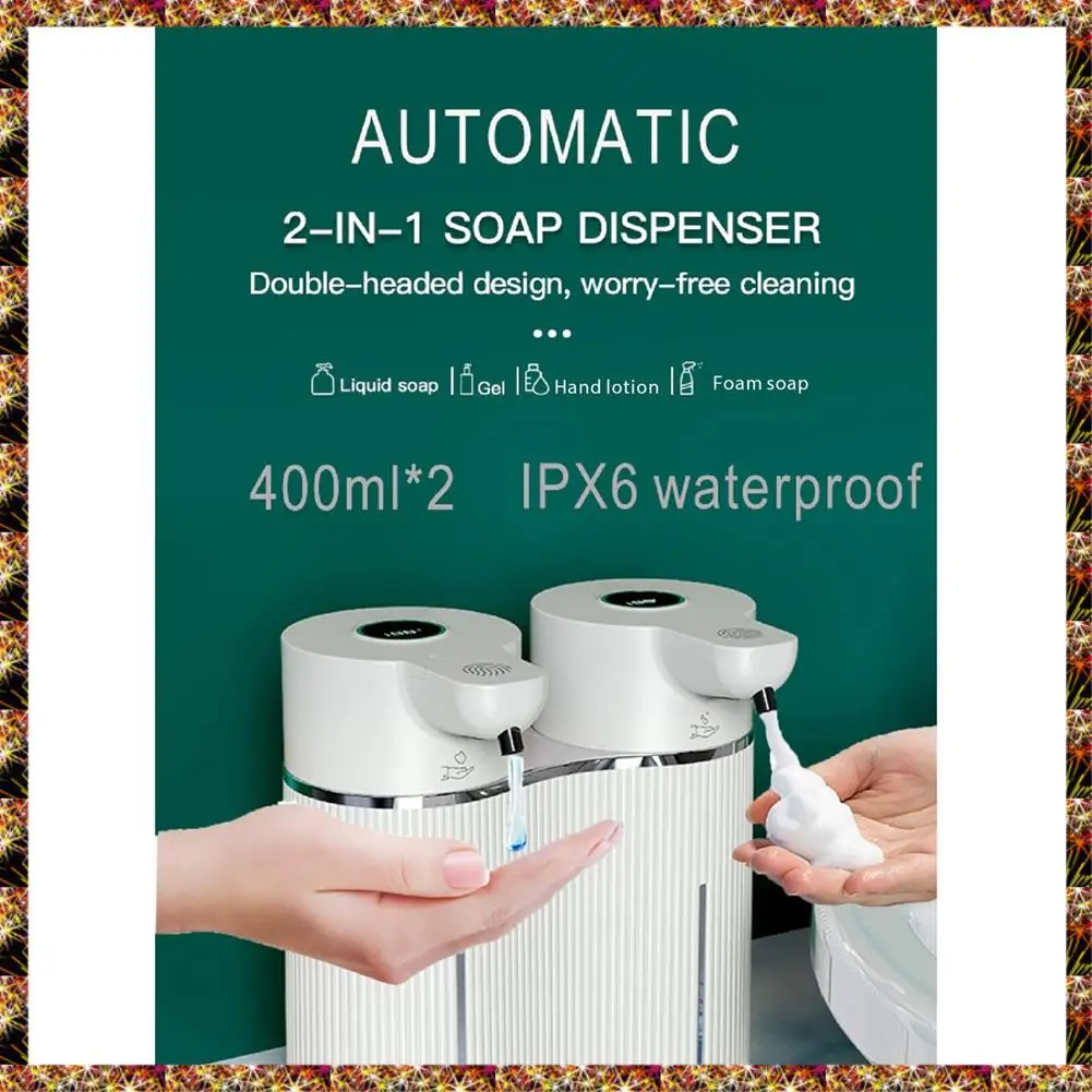 BTCL Automatic Soap Dispenser Wall Mounted,Touchless Double Foaming&Liquid Soap Dispenser,2X14oz, For Commercial Or Home
BTCL Automatic Soap Dispenser Wall Mounted,Touchless Double Foaming&Liquid Soap Dispenser,2X14oz, For Commercial Or Home