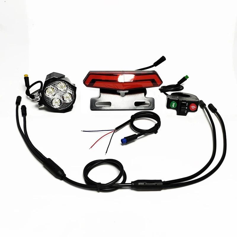 24-60V Electric Bicycle Headlight Taillight Brake Light + Horn SM Controller Custom Version
24-60V Electric Bicycle Headlight Taillight Brake Light + Horn SM Controller Custom Version